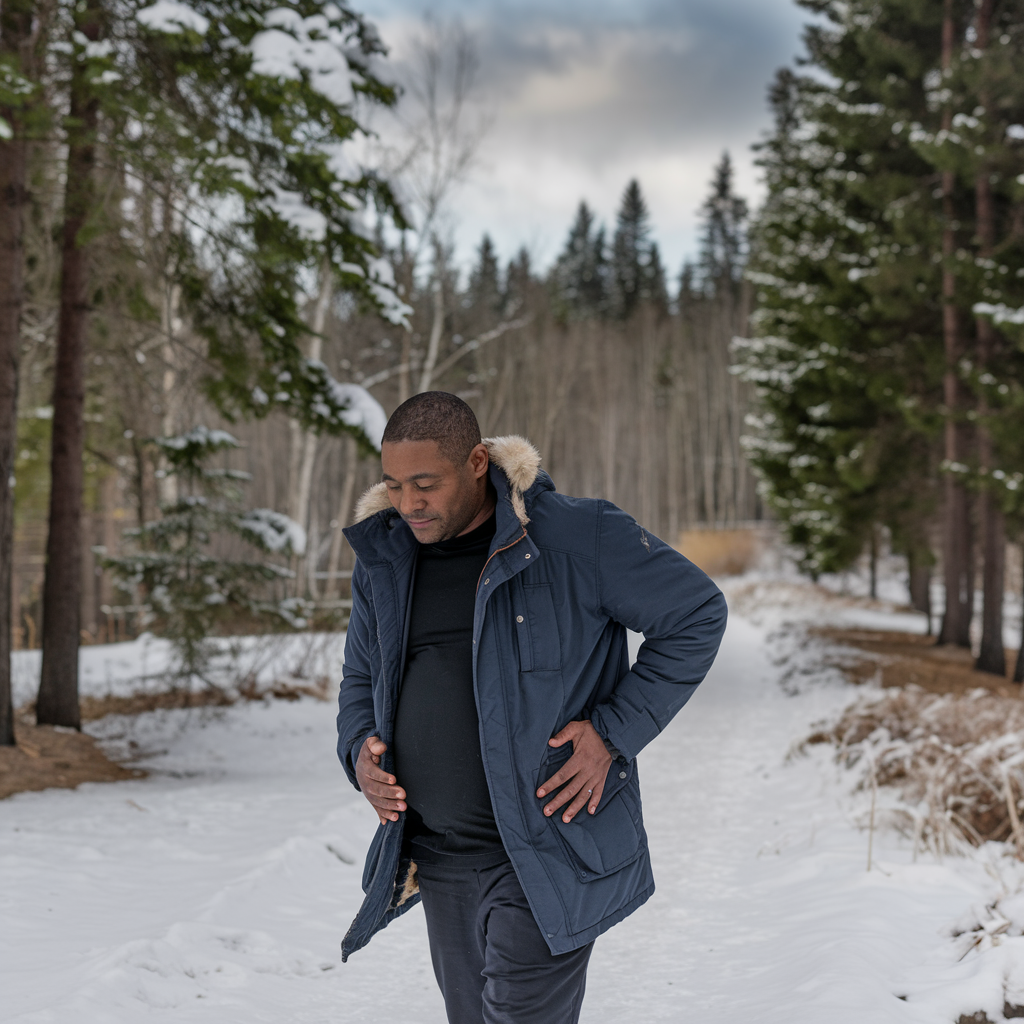 Expecting Adventure in the Snow