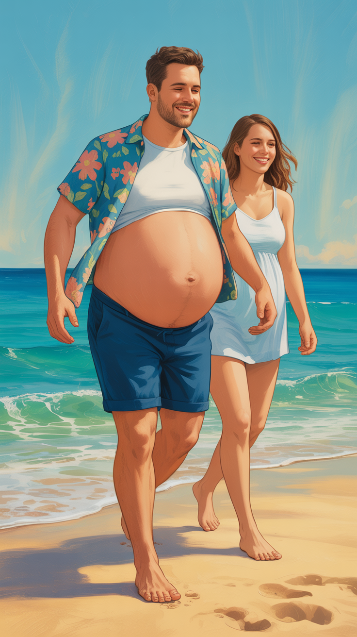 Beach Bliss: Expecting Joy in Style