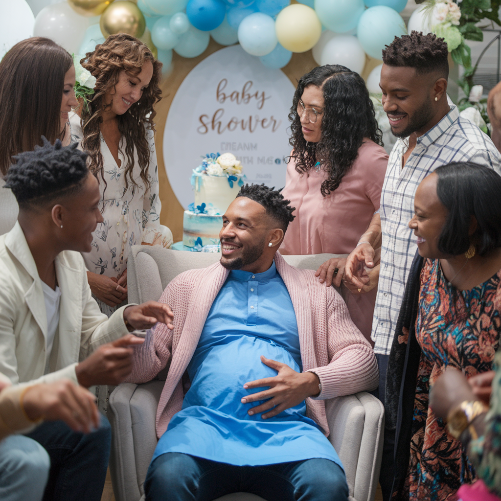 Dad-to-Be Celebrates in Style