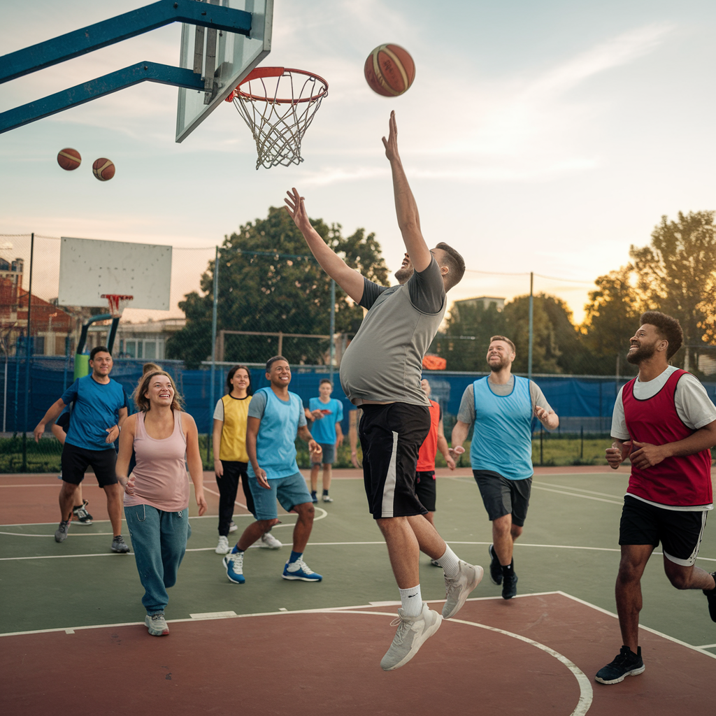 Dunking Dads: Basketball Magic