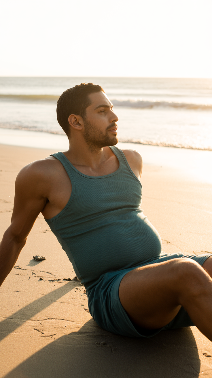 Beach Vibes with a Twist: Expecting Dad Life