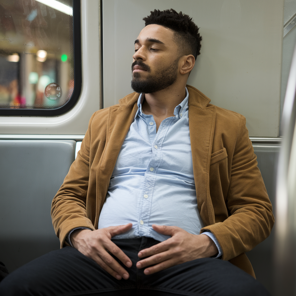 Daily Grind of a Pregnant Man