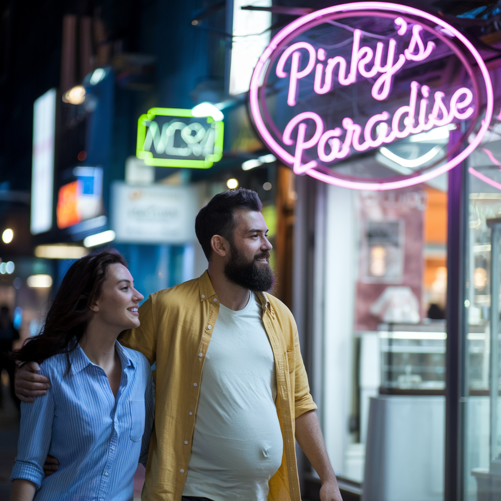Neon Nights: A Pregnant Adventure