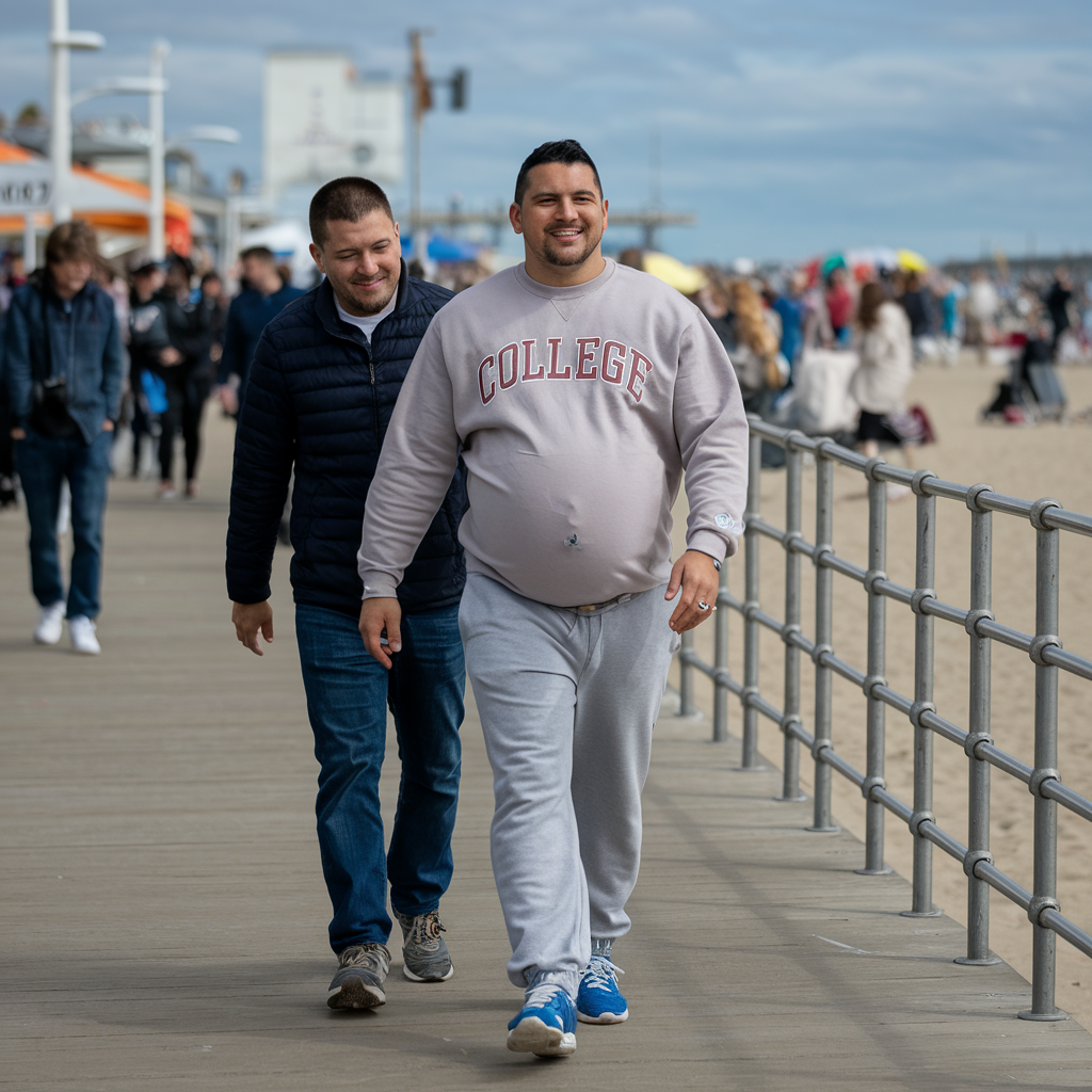 Chillin' on the Beach with a Bump