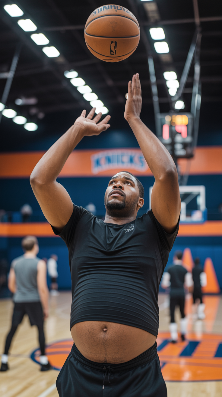 Pregnant Player Pushing Limits on Court