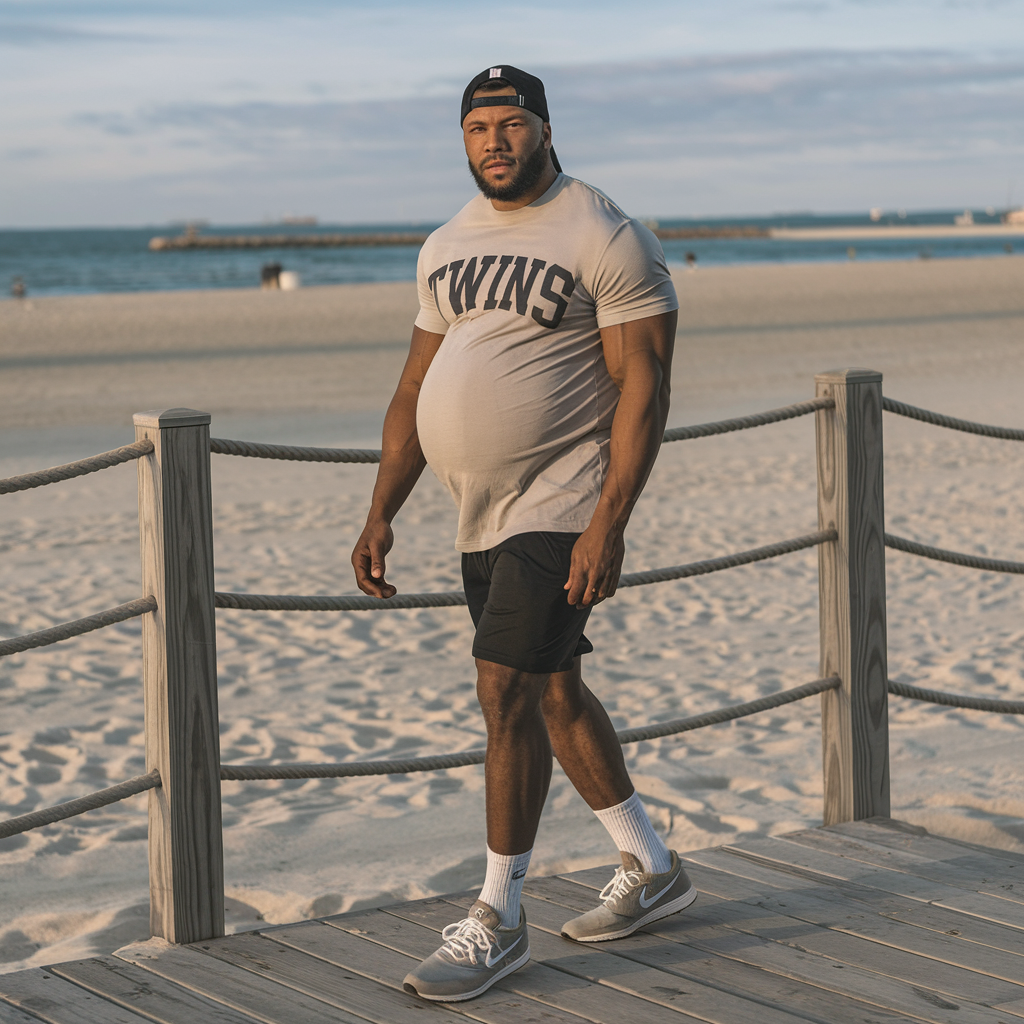 Pregnant and Proud on the Boardwalk