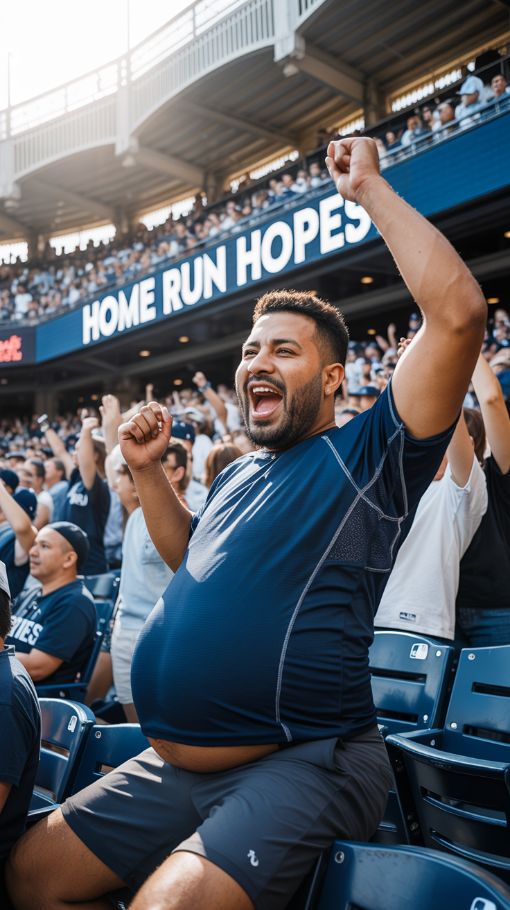 Manly Cheers For The Team With A Bump
