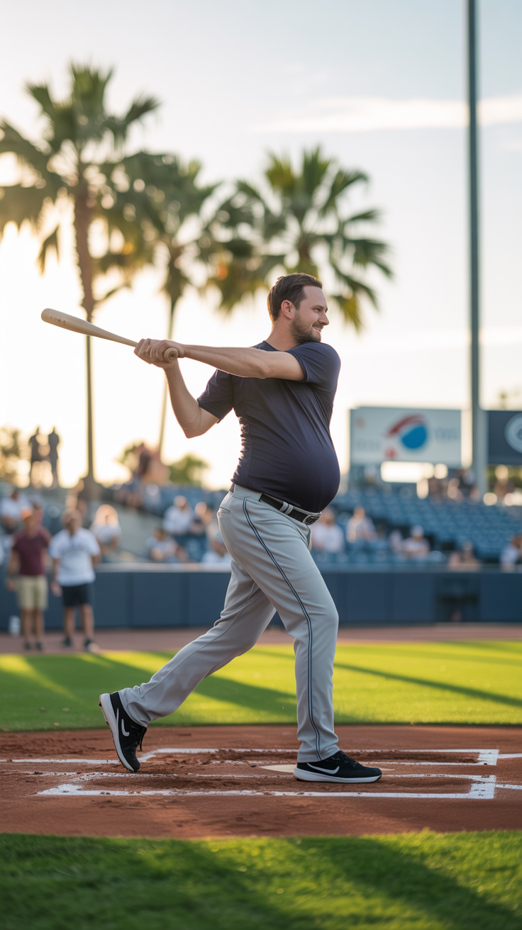 Swinging into Fatherhood: Baseball Meets Adventure!