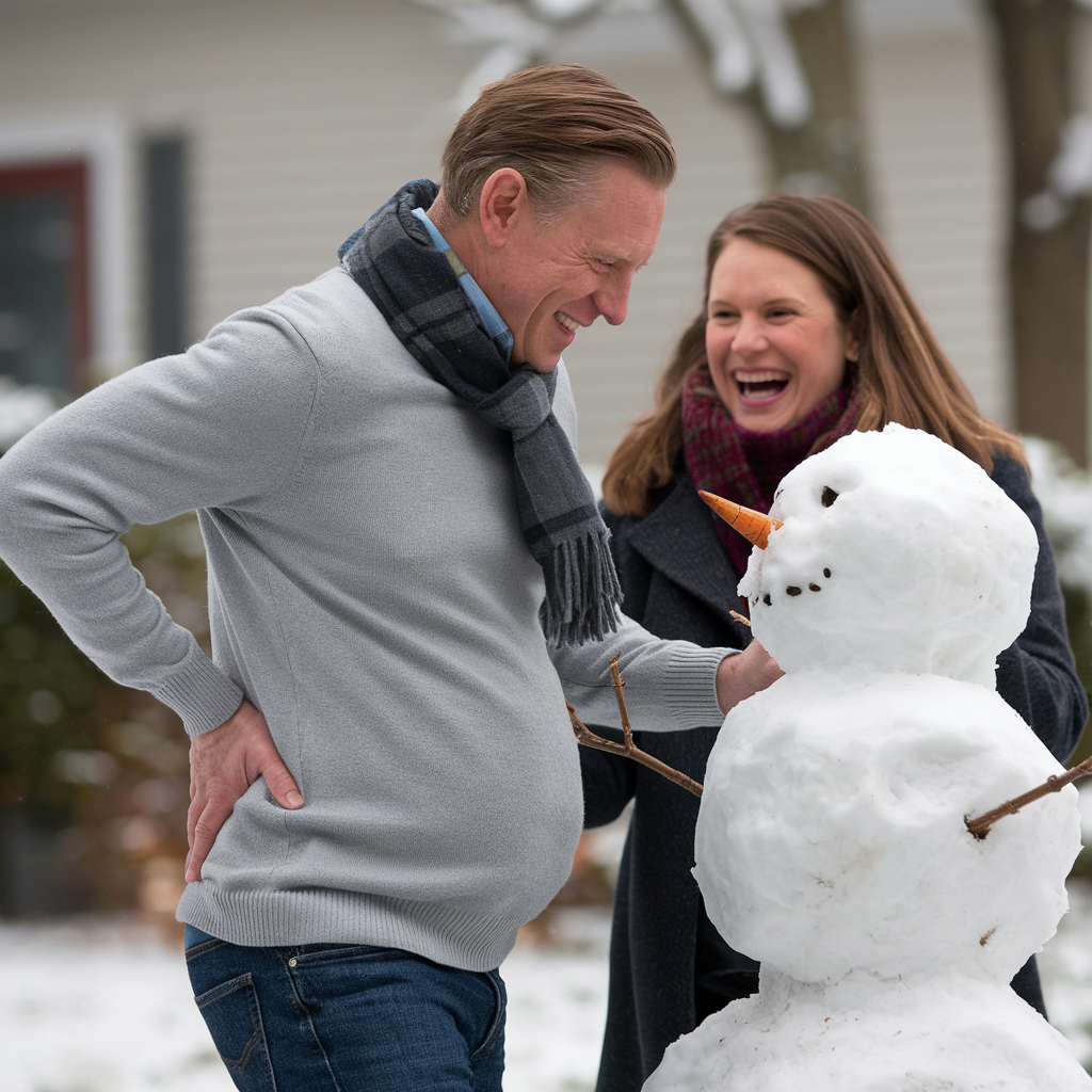 Snowy Day Adventure with Twins