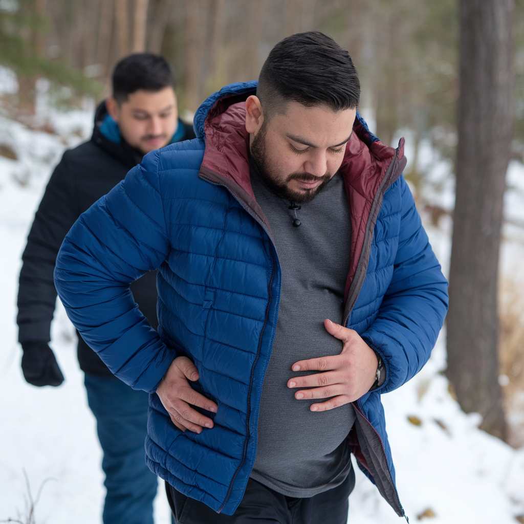 Winter Adventure with Baby Bump