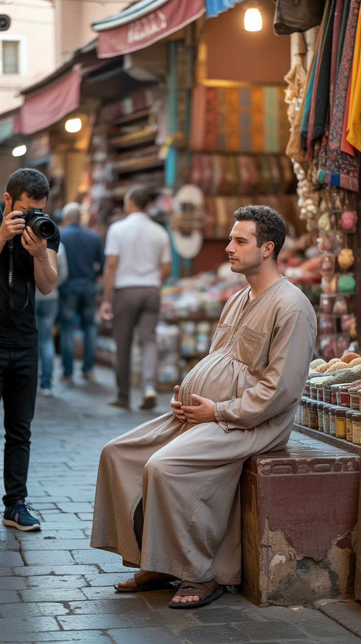 Marrakech Market: A Unique Pregnancy Journey