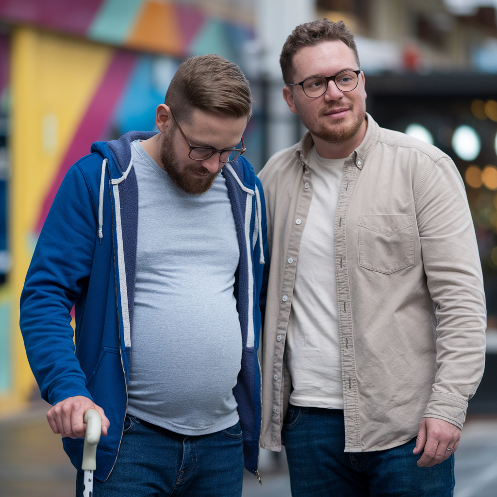 Bold Journey of a Stylish Expecting Dad