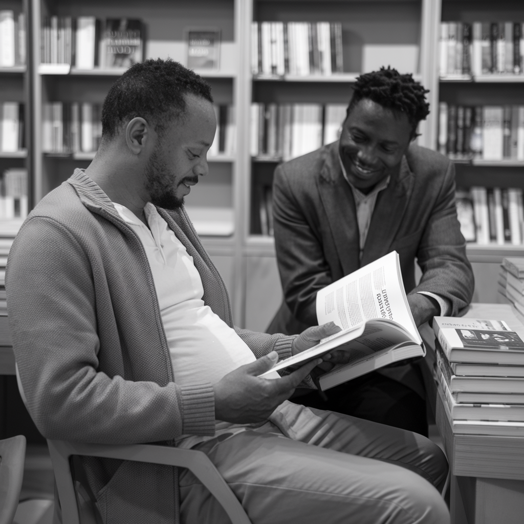 Pregnant Man's Bookish Escape