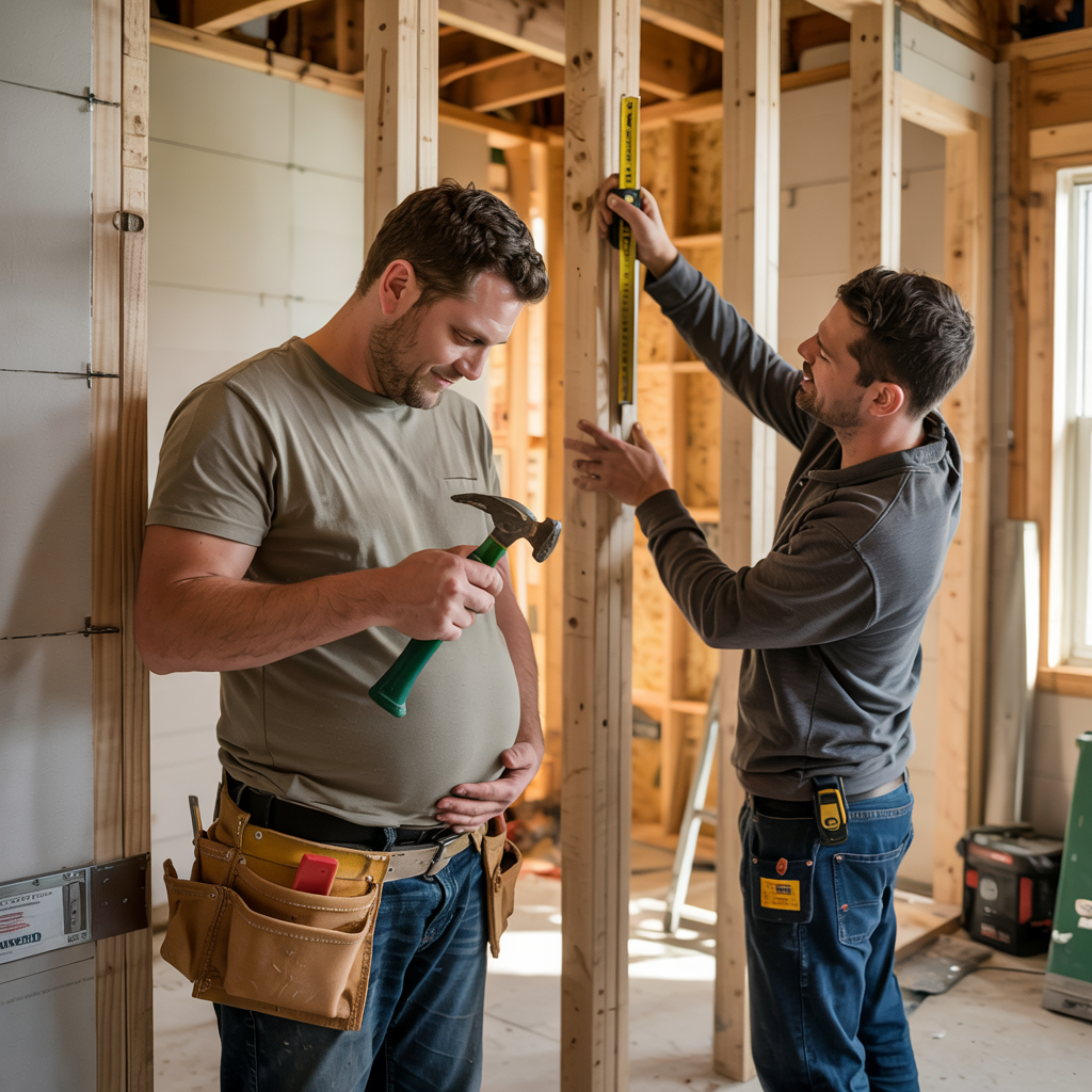 Strong Dads Hammering Their Future