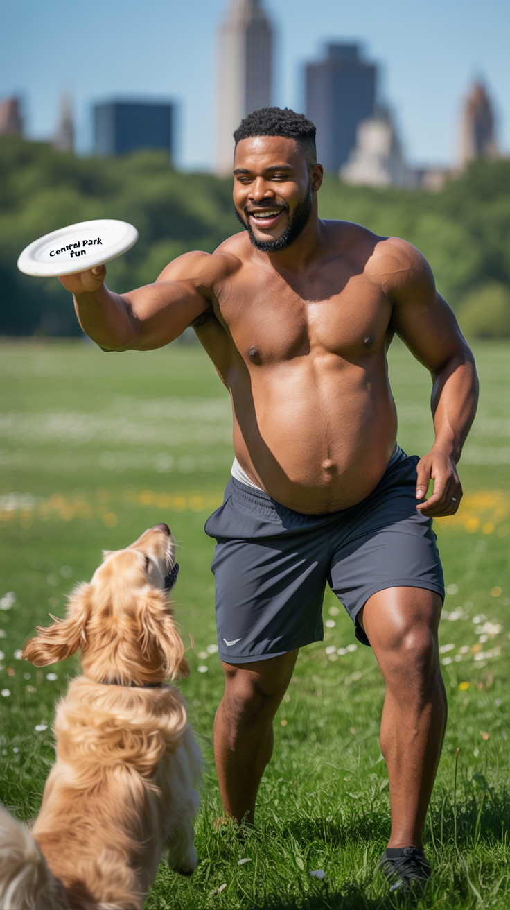 Sunny Park Vibes with a Fit Future Dad